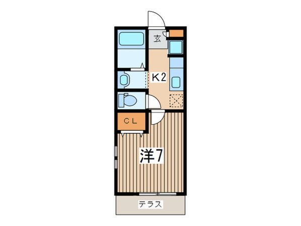 コンフォ－ト湘南の物件間取画像